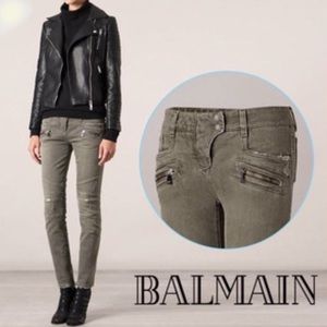 HOSTPICK!!! BALMAIN  Moto  Skinny  Jeans